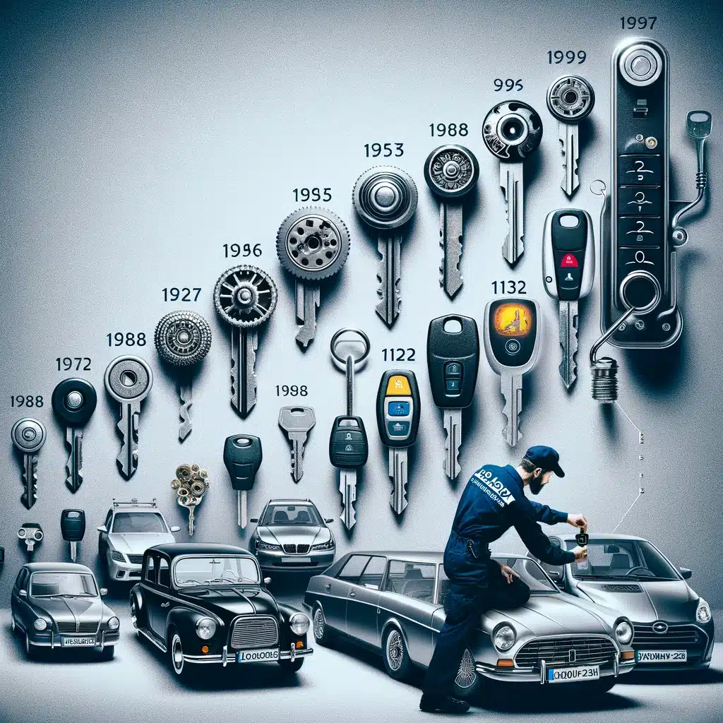 The Evolution of Car Locks and Keys
